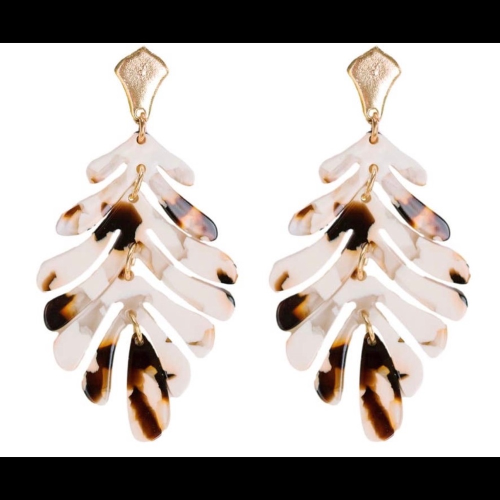 New Cocoa Petite Palm Drop Earrings
